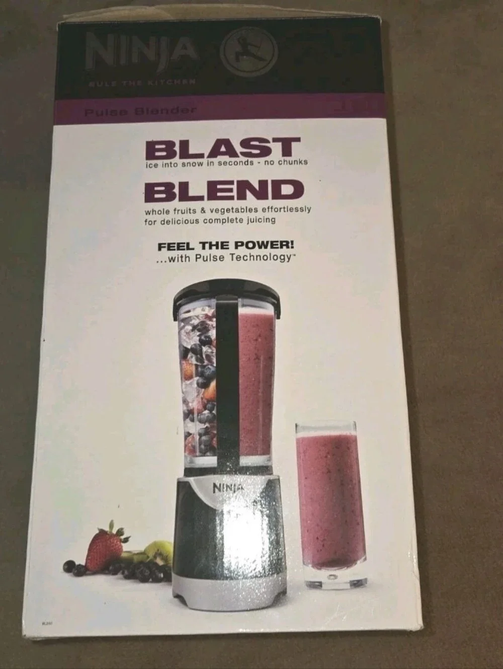 Ninja Pulse Black Blender 700 Watt BL250 Extra Large 48 Oz. Pitcher‎